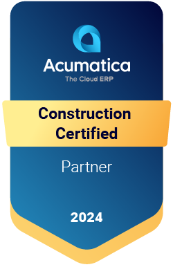 Acumatica Construction Certified Badge