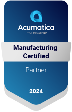 Acumatica Manufacturing Certified Badge