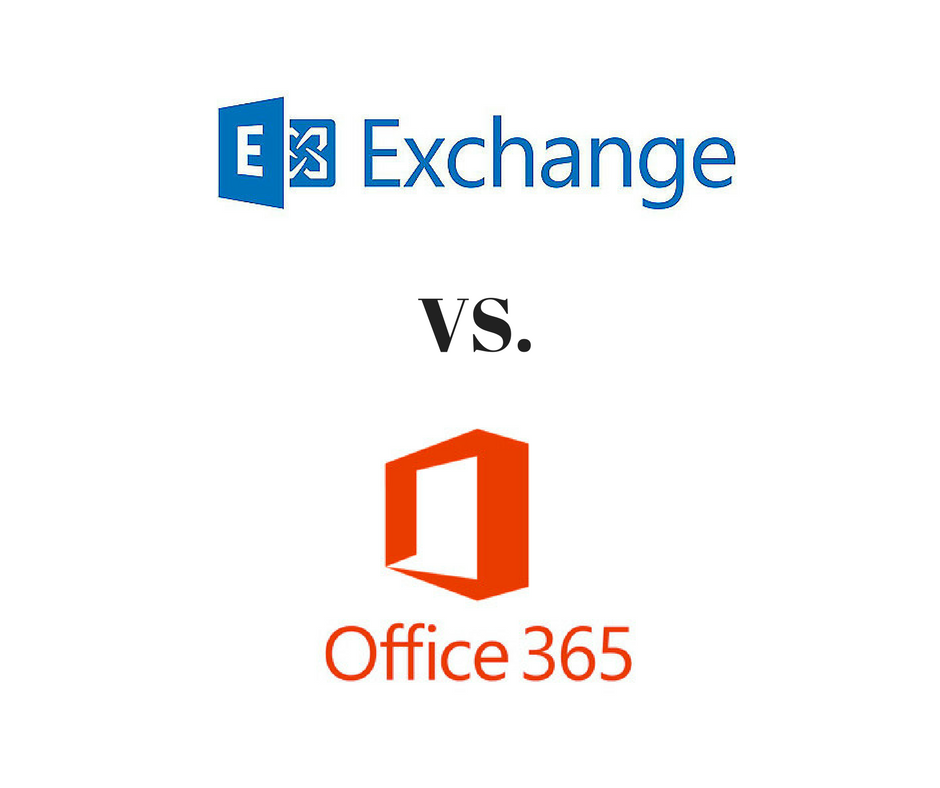 office 365 e3 vs exchange